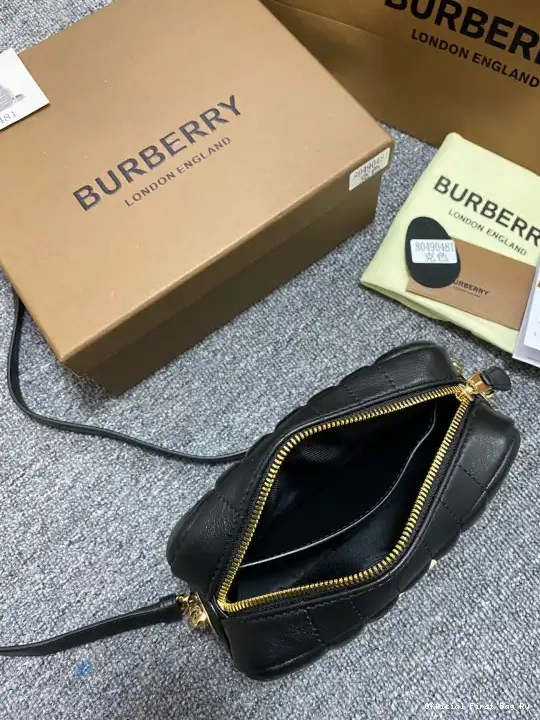 Official First Bag Ru Lola BURBERRY Bag MINI Camera 0523